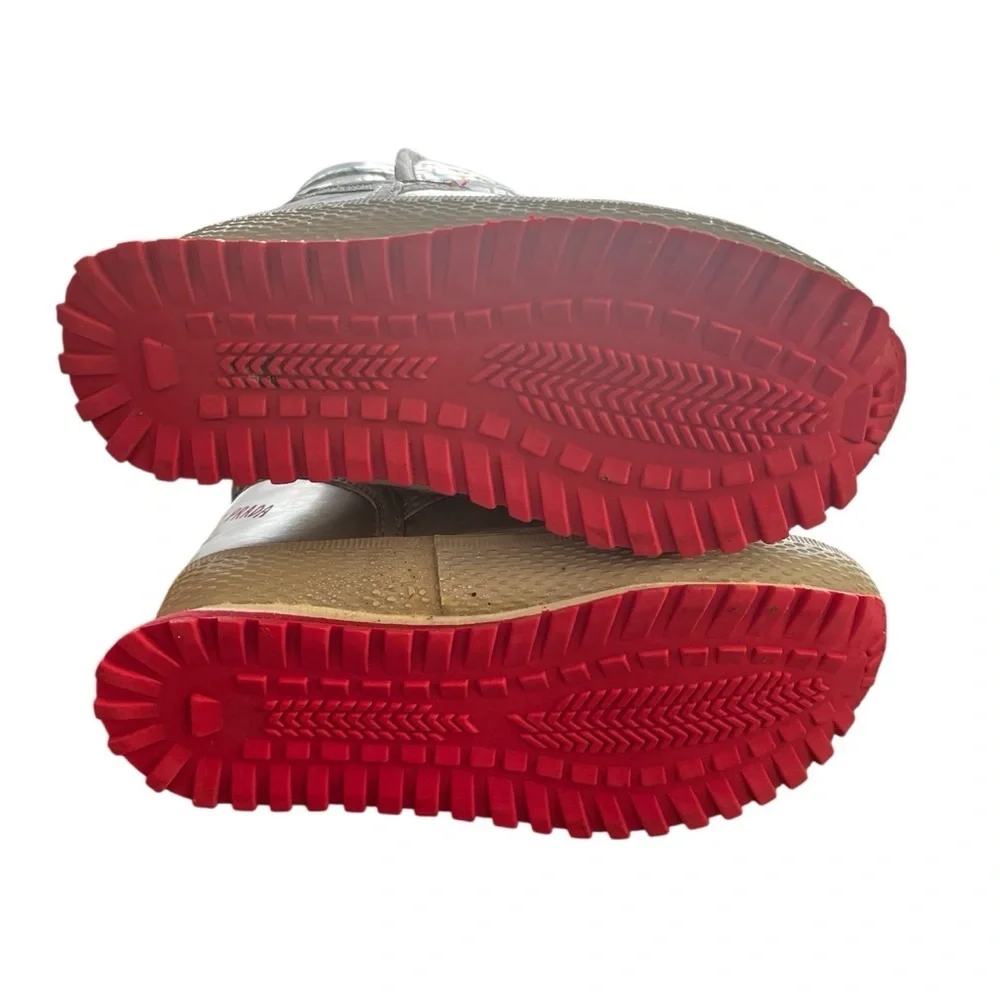 Agatha Ruiz De La Prada Colorful Zigzag Kids Snow Boots